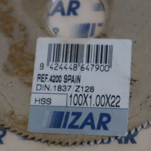 100X1 IZAR disk