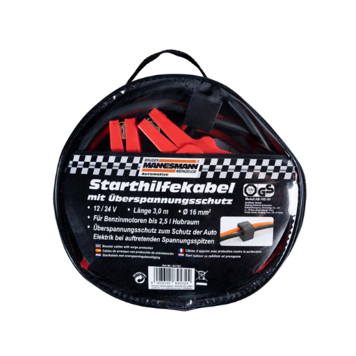 16mm² Jumper Cables 12/24V in Round Carry Bag