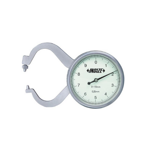 Caliper for measuring sheet metal, PVC, and hard materials with special jaws