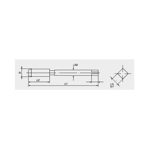 Κολαούζο χειρός με BSW σπείρωμα (1/16x60 - 1" x 8) HSS-G DIN352