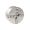 4-Jaw Combined Lathe Chuck with Steel Jaws DIN6351 Plain Back B4605 BISON