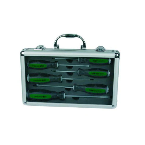 6-Piece Go-Through Screwdriver Set (Chrome Vanadium)