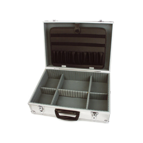 Aluminum Tool Case with Locks & Adjustable Compartments