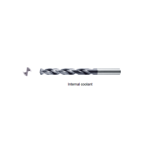 Carbide Drill 10xD with Coolant, 1588SL10C