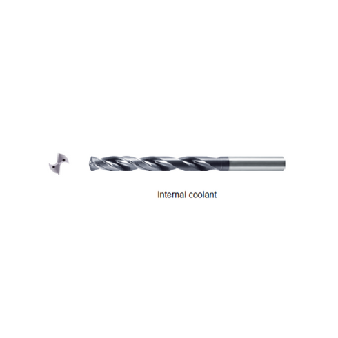 Carbide Drill 20xD with Coolant, 1588SL20C