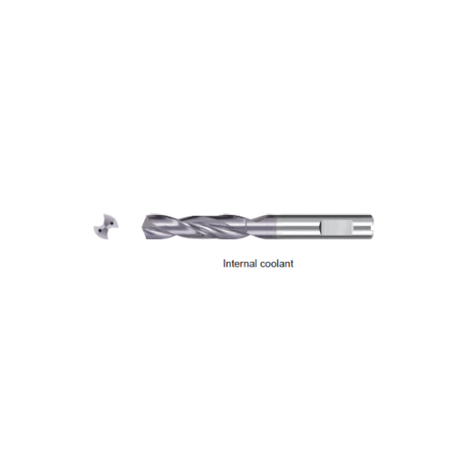 Carbide Drill 3xD with Coolant and Weldon Shank – 1634SU03C