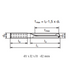 Carbide Drill 4xD with Coolant, 71995 Dimensions