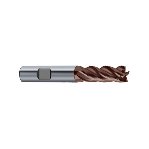 Carbide End Mill 4F with Weldon Shank, 54591