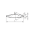 Center drill left DIN333 Dimensions