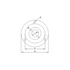 Collet chuck with flange dimensions