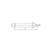 Deburring cutter 60° 5501/5601R60*FM Dimensions
