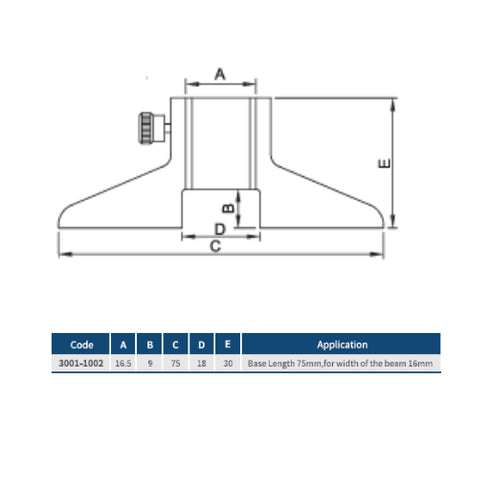 Depth Base Attachment, DASQUA Made of Solid Stainless Steel details
