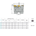 Face Milling Head FMWX Dimensions