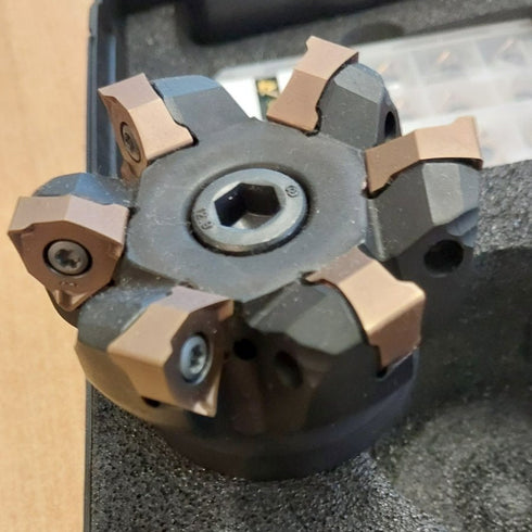 Face Milling Set with 20 Inserts