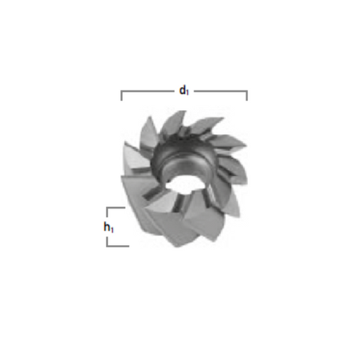 HSS-Co5 Shell End Mill Dimensions