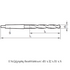 HSS Taper Drill 15xD DIN1870, 71325 Dimensions