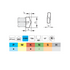 Indexable Insert for Drills 76011, STOCK Dimensions
