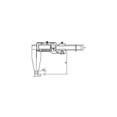 Long Jaw Heavy Duty Digital Caliper