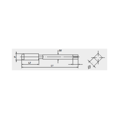 Machine Tap G Dimensions