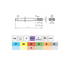Machine Tap (M3-M10) HSS-E DIN371, 73201 Dimensions