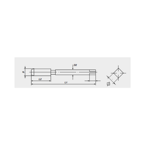 Machine Tap UNC Dimensions