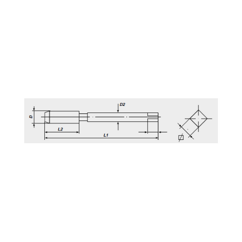 Machine Tap UNF Dimensions
