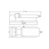 Machine vice with large opening dimensions
