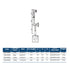 Magnetic Stand with Flexible Jointed Arm DIMENSIONS