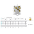 Milling Head EMP09 LNKT Dimensions