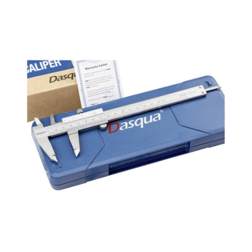 Monoblock Vernier Caliper with Fine Adjustment, DASQUA case
