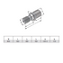 Pull studs S 20 × 2 Dimensions