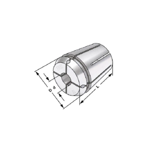 Sealed collets for internal cooling Dimensions