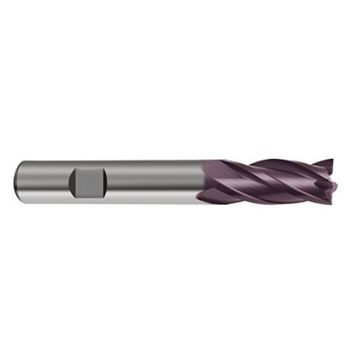 Short 4-Flute End Mill 4F HSS