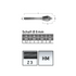 Solid Carbide Bur, Cylinder Shape, Taper 60°, Ø 12,7x23mm, Z3 dIMENSIONS