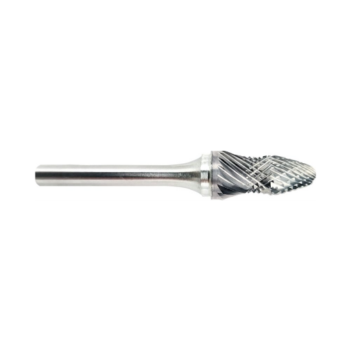 Solid Carbide Bur, Radius Shape Cylinder, Ball Nose Ø 12.7x25mm, Z3