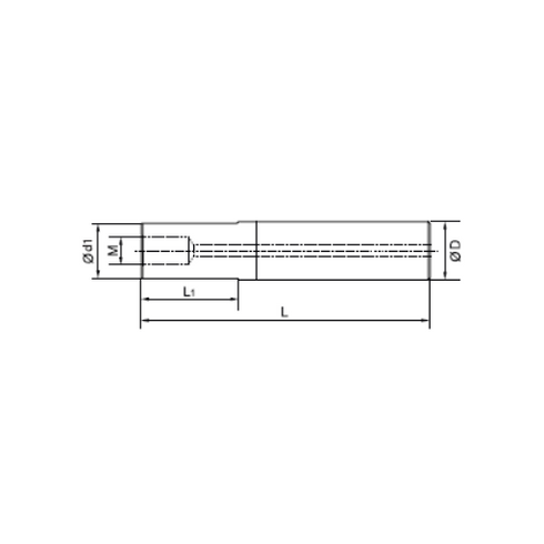 Solid Carbide Shank, Stepped, Metric Thread