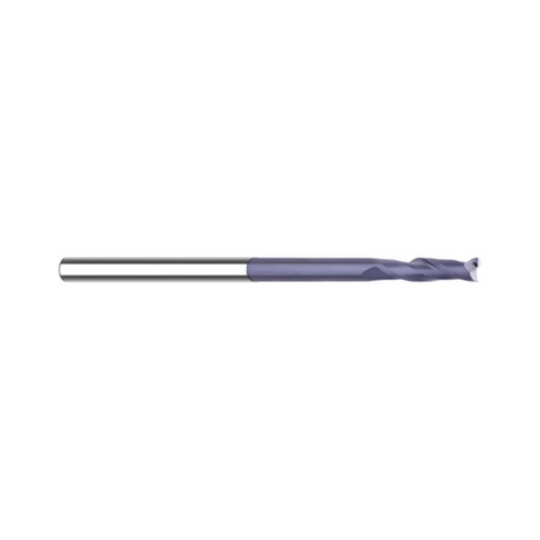 Super-Extra Long Coated Carbide Two-Flute End Mills