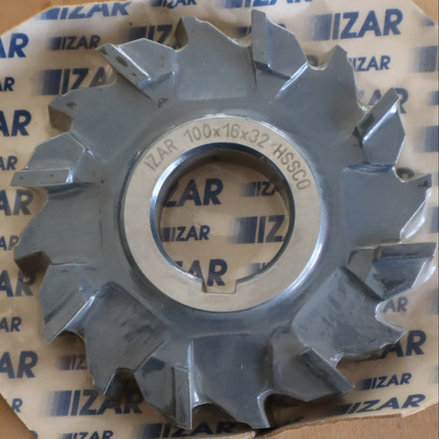 Three-Flute HSSCo5% Cutters DIN 885 100 x 16mm