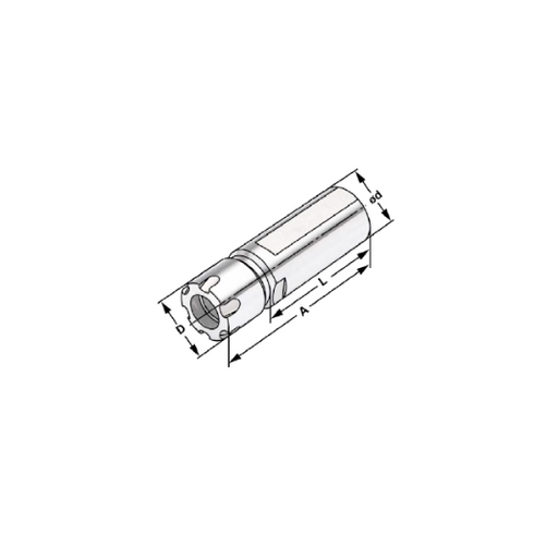 Tool Holder with Straight Shank Dimensions