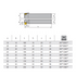 Turning Toolholder PSKNR Dimensions