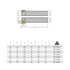 Turning Toolholder PTFNR Dimensions