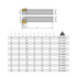 Turning Toolholder PTGNR Dimensions