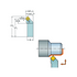 Turning toolholder left PSSNL 2020K12 Dimensions