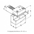 VDI B2 Radial Toolholder, Left-Hand, Short Dimensions