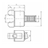 VDI Bar Puller Toolholder Dimensions