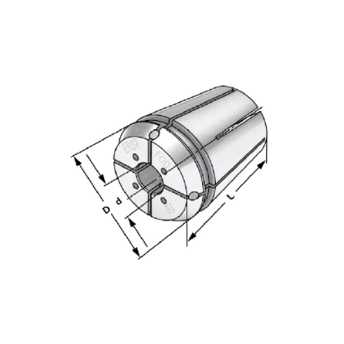 ollet with cooling channels DIN 6499 B dimensions